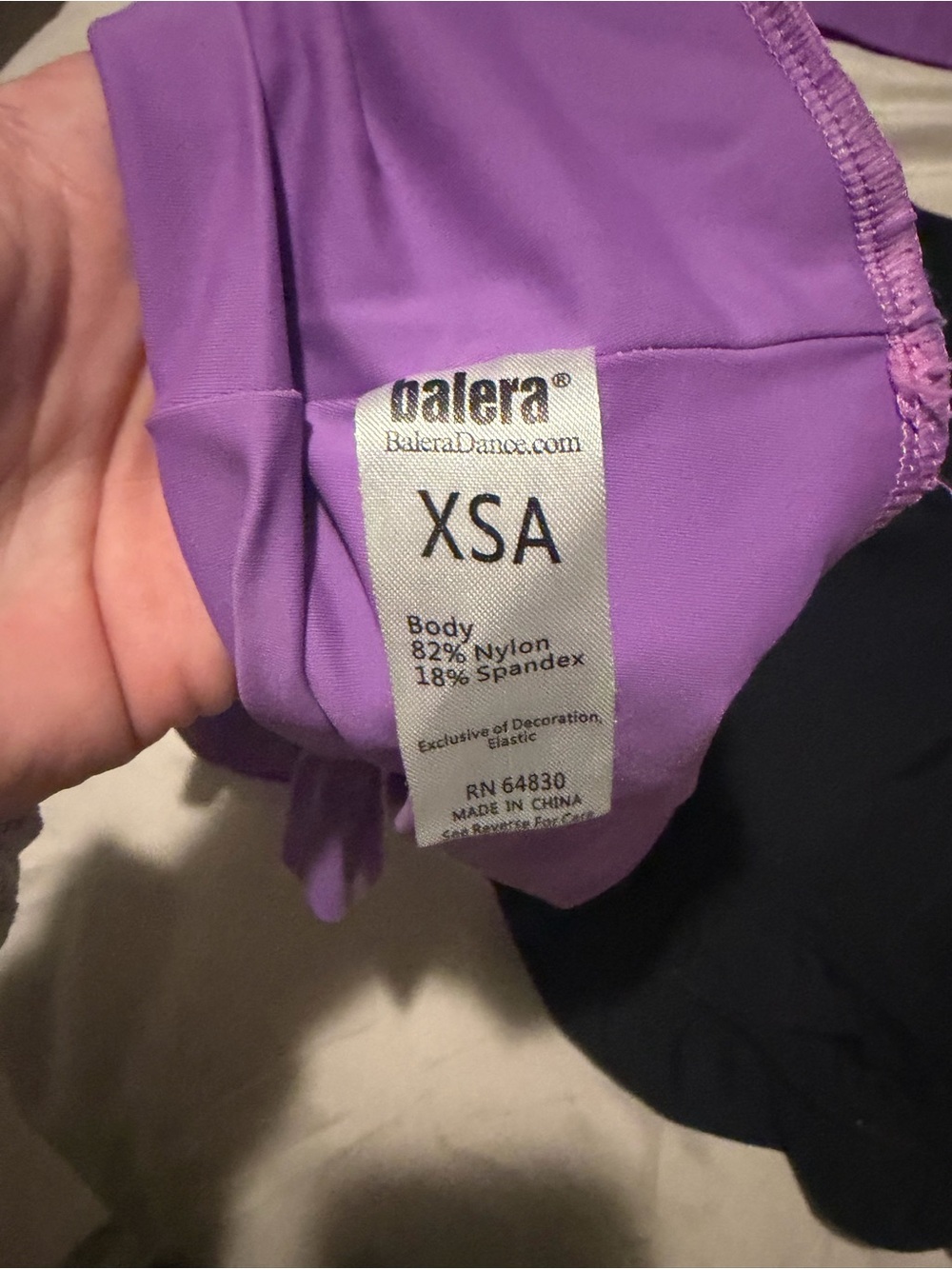 Balera Purple Ruffle Dance set - Picture 4 of 6